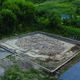 The newly discovered mammoth bone structure at the Kostenki 11 site in Russia.